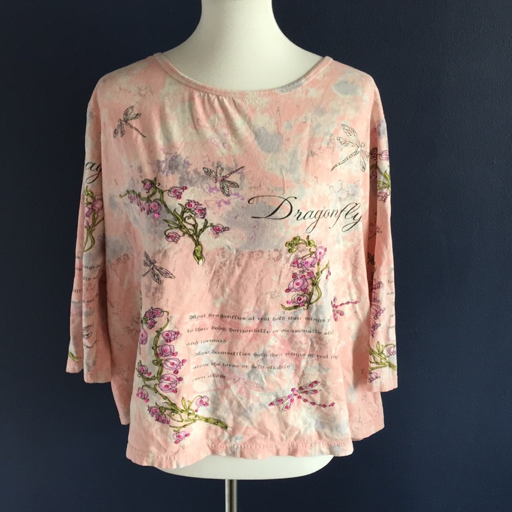 Collections Etc Multi design top.  XXL